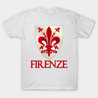 Firenza (Florence) Italy - Coat of Arms Design T-Shirt